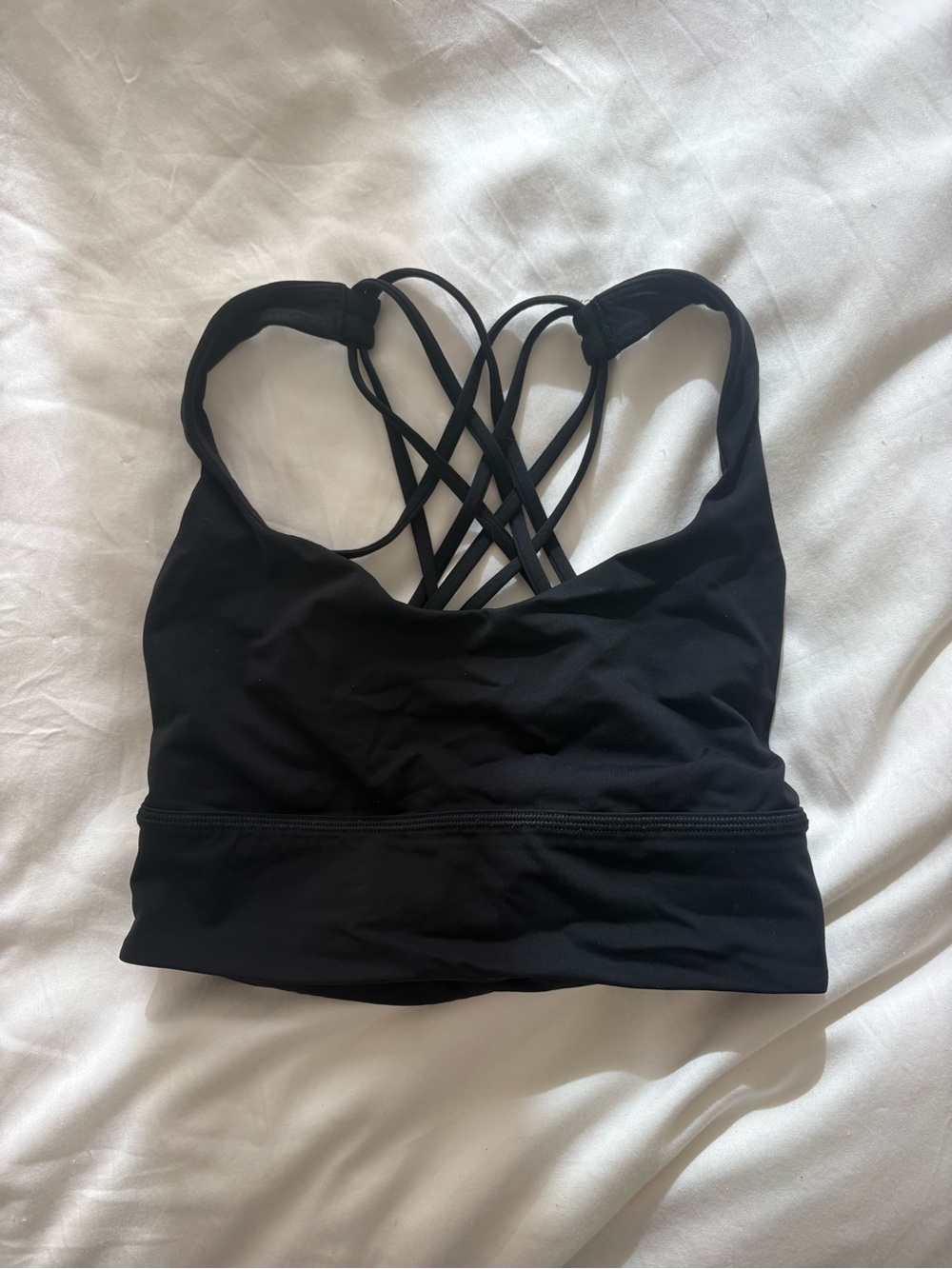 Lululemon Black Strappy Bralette